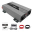 DATOUBOSS 2000W Pure Sine Wave Inverter with 4000W peak power. Features EU sockets, USB ports, for home, cars, and trucks.