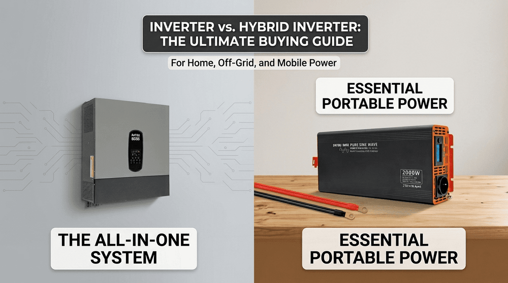 2026 Buyer‘s Guide: Pure Inverter vs. Hybrid Inverter – Which One Do You Need?