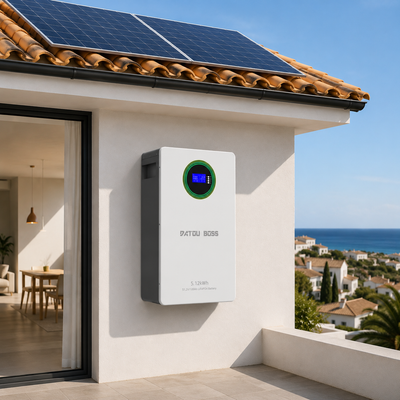 51.2V 100Ah Wall-Mounted LiFePO4 Battery