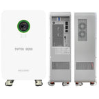 DATOUBOSS 48V 5000W Hybrid Inverter + 102Ah LiFePO4 Battery Portable Power Supply with LCD Touch Screen, Detachable, and Wheels, suitable for large-capacity solar energy storage systems/RVs/home energy storage systems