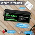 48V 100Ah LiFePO4 Battery & 5500W Hybrid Inverter Combo Kit, 48V to 110V, 120A MPPT controller, 5.12Kwh for Solar Energy Storage, RV, and Home Power Systems - Xdatou | Rechargeable Lifepo4 Batteries Voltage Converters Inverter