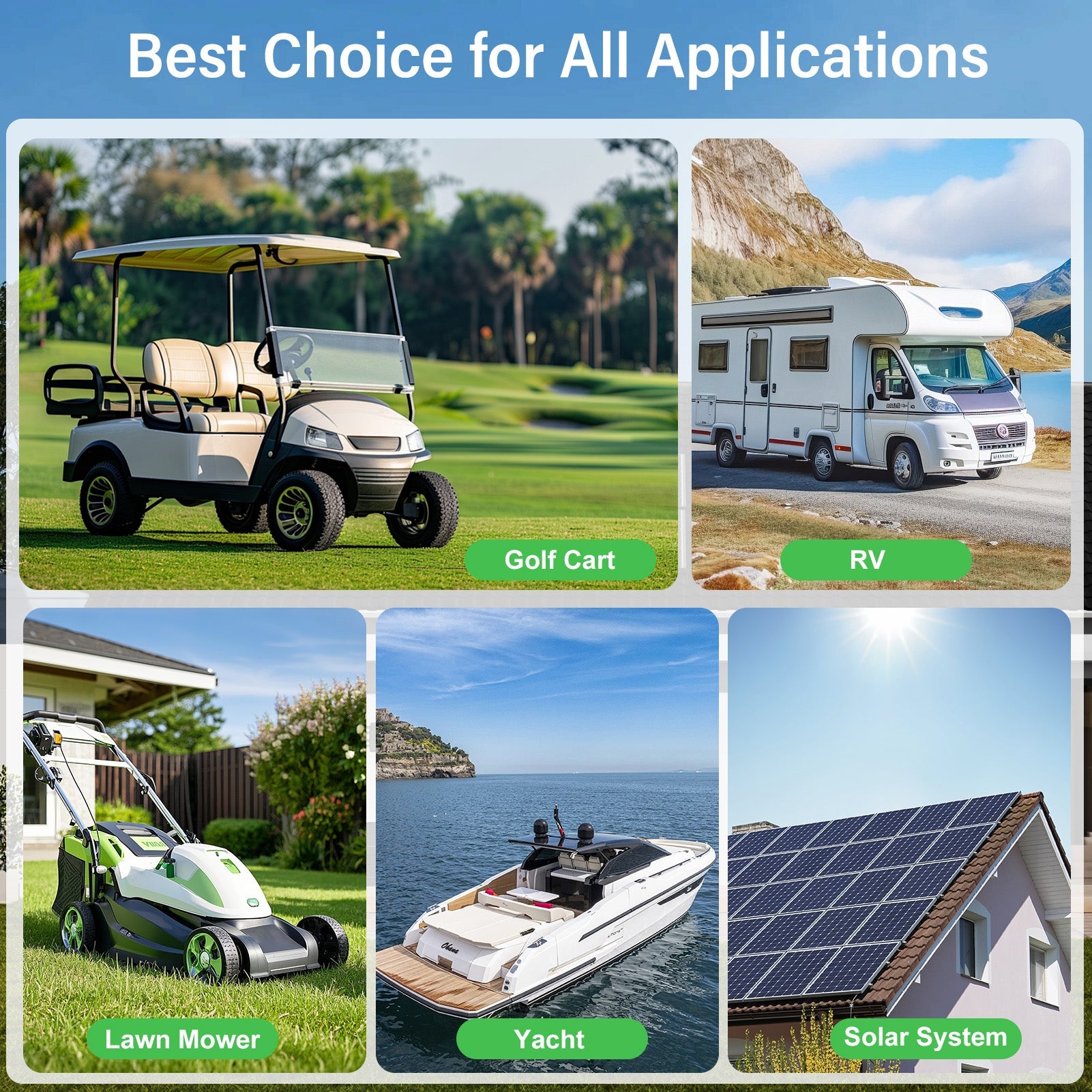 48V 100Ah LiFePO4 Battery & 5500W Hybrid Inverter Combo Kit, 48V to 110V, 120A MPPT controller, 5.12Kwh for Solar Energy Storage, RV, and Home Power Systems - Xdatou | Rechargeable Lifepo4 Batteries Voltage Converters Inverter