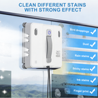 DATOUBOSS Smart Window Cleaning Robot with App & Remote Control, 200ml Water Tank, Powerful Suction, AI Navigation, Ultrasonic Dual Spray System for Glass, Mirrors & Tiles