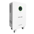 DATOUBOSS 48V 5000W Hybrid Inverter + 102Ah LiFePO4 Battery Portable Power Supply with LCD Touch Screen, Detachable, and Wheels, suitable for large-capacity solar energy storage systems/RVs/home energy storage systems