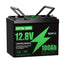 DATOUBOSS 12V 100Ah LiFePO4 Lithium Battery with 100A BMS. 6000+ Deep Cycle, for car, home, and solar systems
