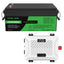 DATOUBOSS 12V 200Ah LiFePO4 Battery with 200A BMS Deep Cycle + 3000W Pure Sine Wave Inverter with 6000W Peak Power, Intelligent Detection & LCD Display, 2 EU Sockets for Off - Grid Living, RV Adventures, Solar Systems, and Emergency Power Solutions - Xdatou | Rechargeable Lifepo4 Batteries Voltage Converters Inverter