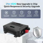 DATOUBOSS 12V/24V to 230V AC Converter 1500W/3000W Pure Sine Wave Inverter, Peak Power 3000W/6000W, with Intelligent Detection System & LCD Display & 2 EU Socket - Xdatou | Rechargeable Lifepo4 Batteries Voltage Converters Inverter