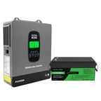 DATOUBOSS 12VDC–230VAC 1800W 200Ah Power Kit Hybrid Inverter with Built - in MPPT Controller & 12V 200Ah LiFePO4 Battery Smart BMS Protection High Efficiency for Home Energy Storage RV Outdoor Camping Off - Grid Cabin Backup Power System - Xdatou | Rechargeable Lifepo4 Batteries Voltage Converters Inverter
