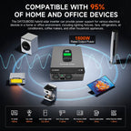 DATOUBOSS 12VDC–230VAC 1800W 200Ah Power Kit Hybrid Inverter with Built - in MPPT Controller & 12V 200Ah LiFePO4 Battery Smart BMS Protection High Efficiency for Home Energy Storage RV Outdoor Camping Off - Grid Cabin Backup Power System - Xdatou | Rechargeable Lifepo4 Batteries Voltage Converters Inverter