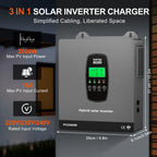 DATOUBOSS 12VDC–230VAC 1800W 3.84kWh 300Ah Power Kit, Hybrid Inverter with Built - in MPPT Controller & 12V 300Ah LiFePO4 Battery Smart BMS Protection High Efficiency for Home Energy Storage RV Outdoor Camping Off - Grid Cabin Backup Power System - Xdatou | Rechargeable Lifepo4 Batteries Voltage Converters Inverter