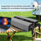 DATOUBOSS 2000W Pure Sine Wave Inverter with 4000W peak power. with EU sockets, USB ports,  for home, cars, and trucks.
