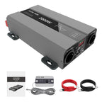 DATOUBOSS 2000W Pure Sine Wave Inverter with 4000W peak power. with EU sockets, USB ports,  for home, cars, and trucks.