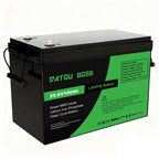 DATOUBOSS 24V 100Ah Lithium LiFePO4 Battery with 100A BMS Deep Cycle Battery for DIY Motorhome Solar Home System - Xdatou | Rechargeable Lifepo4 Batteries Voltage Converters Inverter