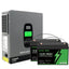 DATOUBOSS 24V 3.3kW 2.56kWh Solar Home Storage Backup Off Grid Kit 100Ah LiFePO4 (2x12V100Ah, EVE cells) + 3300W Hybrid Inverter, 150A MPPT, Pure Sine Wave, On Grid，24V DC to 220/230V AC, BMS Protection, for RV & Home Solar Systems. - Xdatou | Rechargeable Lifepo4 Batteries Voltage Converters Inverter