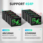 DATOUBOSS 24V 3kW 2.56kWh Solar Home Storage Backup Off Grid System Kit 300Ah LiFePO4 (2x12V100Ah) + 3000W Hybrid Inverter 100A MPPT Pure Sine Wave, 200A BMS, for RV Solar Home System - Xdatou | Rechargeable Lifepo4 Batteries Voltage Converters Inverter