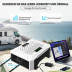DATOUBOSS 3500W Pure Sine Wave Inverter 24V to 230V, AC Voltage Converter, Peak Power 7000W Peak Power, with Intelligent Detection System & LCD Display & 2 EU Socket - Xdatou | Rechargeable Lifepo4 Batteries Voltage Converters Inverter