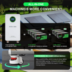 DATOUBOSS 48V 314Ah LiFePO4 Battery 16kWh + 6300W 48V Hybrid Solar Inverter, 210A BMS, Dual MPPT 10kW PV Input, 120A Charging, Off-Grid/Grid-Tied/UPS 3-in-1, HD LCD Display & Removable Dust Filter, for Home Backup, Solar Storage, RV & Off-Grid - Xdatou | Rechargeable Lifepo4 Batteries Voltage Converters Inverter
