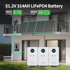 DATOUBOSS 48V 6kW 16kWh Solar Home Storage Backup Off Grid Kit314Ah LiFePO4(210A BMS)+ 6000W Solar Hybrid Inverter 120A MPPT Pure Sine Wave, 48VDC to 230VAC, 8500W PV Input, BMS Protection, Dust and Water-Resistant, for Solar Home RV Energy Storage - Xdatou | Rechargeable Lifepo4 Batteries Voltage Converters Inverter