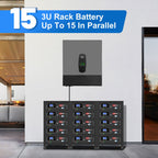 DATOUBOSS 51.2V 100Ah 3U Rack LiFePO4 Battery with LCD Display, 100A BMS, 6000+ Deep Cycle - Xdatou | Rechargeable Lifepo4 Batteries Voltage Converters Inverter