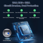 DATOUBOSS 51.2V 100Ah LiFePO4 Battery, 5.12kWh, 100A BMS , Wall - Mounted ,for Solar Home RV Energy Storage - Xdatou | Rechargeable Lifepo4 Batteries Voltage Converters Inverter
