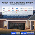DATOUBOSS 51.2V 11kW 5.12kWh Solar Home Storage Backup Off Grid Kit 100Ah LiFePO4 + 11kW Hybrid Inverter 150A MPPT , 200A BMS, 27A PV Input£¬for Solar Energy Storage, RV, and Home Power Systems - Xdatou | Rechargeable Lifepo4 Batteries Voltage Converters Inverter