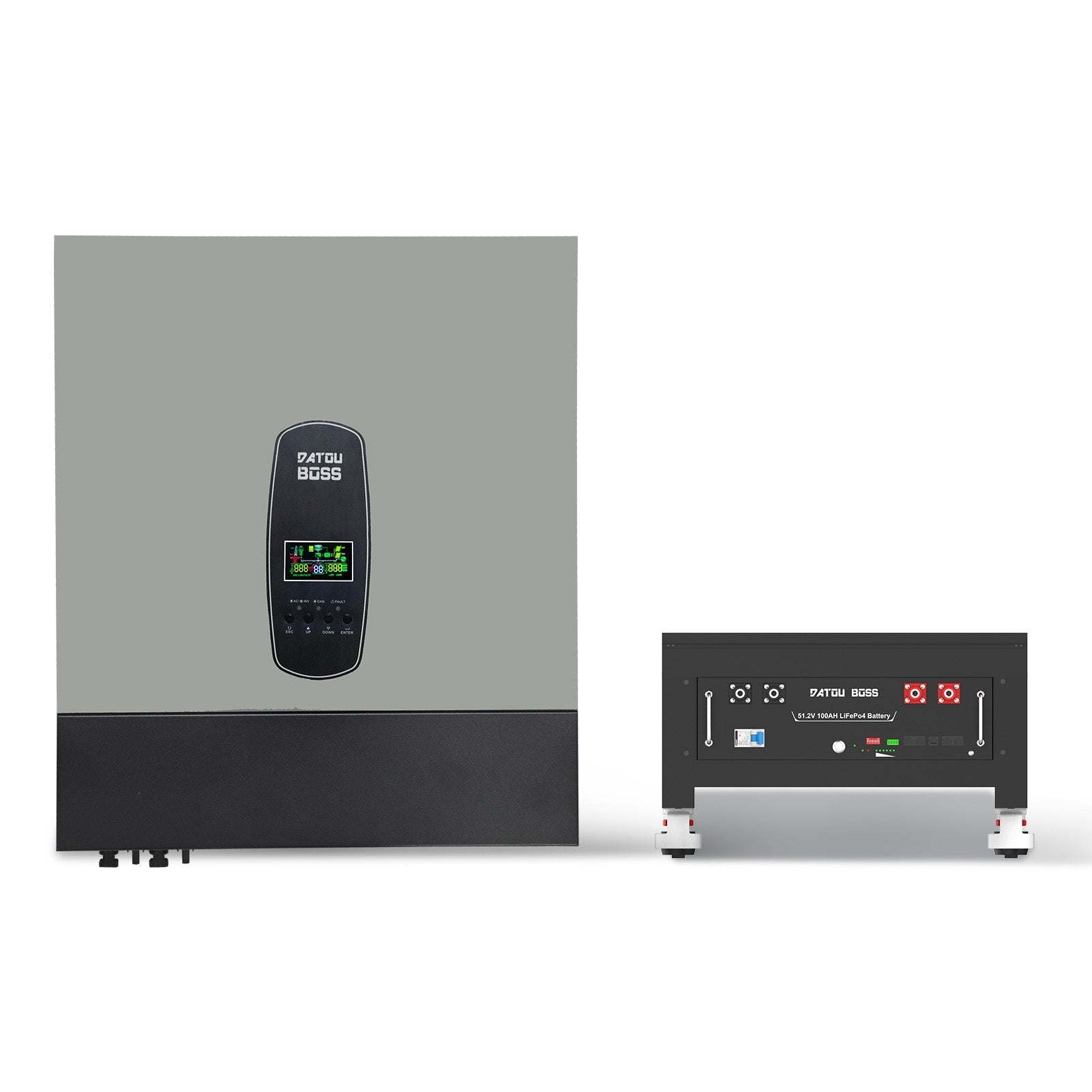DATOUBOSS 51.2V 11kW 5.12kWh Solar Home Storage Backup Off Grid Kit 100Ah LiFePO4 + 11kW Hybrid Inverter 150A MPPT , 200A BMS, 27A PV Input£¬for Solar Energy Storage, RV, and Home Power Systems - Xdatou | Rechargeable Lifepo4 Batteries Voltage Converters Inverter