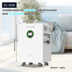 DATOUBOSS AIO System, 48V 12000W Hybrid Inverter + 628Ah LiFePO4 Battery for solar energy storage - Xdatou | Rechargeable Lifepo4 Batteries Voltage Converters Inverter