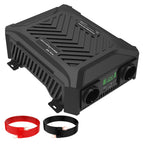 DATOUBOSS Universal Double Voltage Converter 1200W/2000W Pure Sine Wave Inverter, 12V/24V to 230V AC Voltage Converter, Peak Power 2300W/4000W Peak Power, with Intelligent Detection System & LCD Display & 2 EU Socket - Xdatou | Rechargeable Lifepo4 Batteries Voltage Converters Inverter