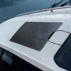 Flexible Solar Panel 100W 23% Efficiency, 100W Semi-Flexible Bendable, with MC4 Output, IP67 Waterproof for Marine RV Car Cabin Curved Surfaces