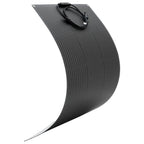 Flexible Solar Panel 100W 23% Efficiency, 100W Semi-Flexible Bendable, with MC4 Output, IP67 Waterproof for Marine RV Car Cabin Curved Surfaces