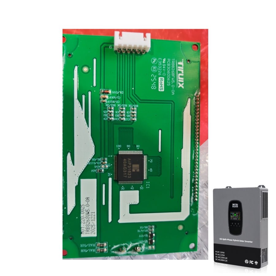 LCD Replacement Screen for Hybrid Inverter (48V 12KW) - Xdatou | Rechargeable Lifepo4 Batteries Voltage Converters Inverter