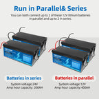 MFUZOP 12V 200Ah Lithium LiFePO4 Battery with 200A BMS Deep Cycle Battery for RV Car Solar Home System DIY - Xdatou | Rechargeable Lifepo4 Batteries Voltage Converters Inverter