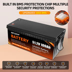 MFUZOP 48V 100Ah LiFePO4 Battery, 200A BMS, 6000+ Cycles for Solar Systems, energy storage - Xdatou | Rechargeable Lifepo4 Batteries Voltage Converters Inverter
