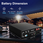 MFUZOP 48V 100Ah LiFePO4 Lithium Battery, 5.12kWh 3U Rack Mount Server Battery, Bluetooth & App Monitoring, Built - in 100A BMS, 15,000+ Deep Cycles, Supports RS232/RS485/CAN, for Home Off Grid RV Backup Power - Xdatou | Rechargeable Lifepo4 Batteries Voltage Converters Inverter